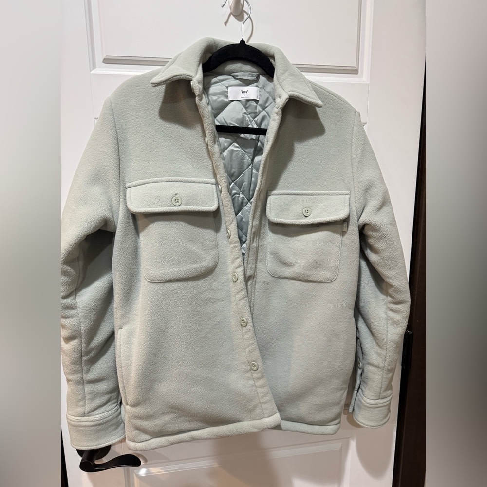 Aritzia TNA Polar Fleece Shirt Jacket